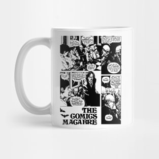 The Comics Macabre No Background Tex Design Retro Mug